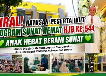 Program Sunat Hemat HJB Ke-544, Klinik Nabiya Medika Wujudkan Kepedulian Sosial bagi Masyarakat Bogor