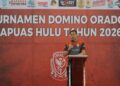 Resmi Dibuka Bupati Fransiskus Diaan Turnamen Domino ORADO HUT Putussibau ke-131 Jadi Panggung Lahirnya Atlet Masa Depan