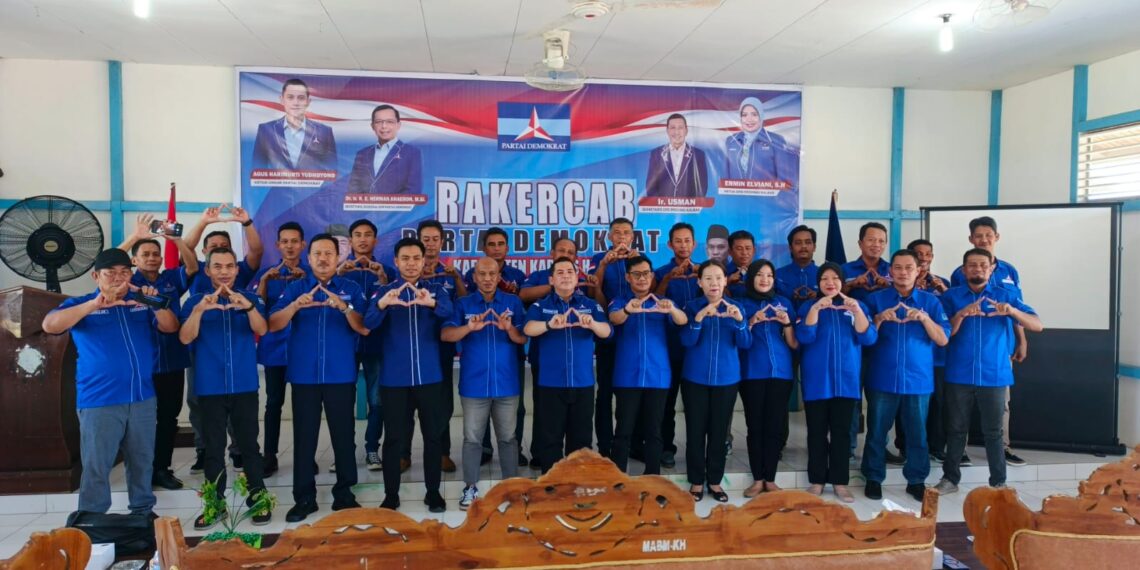 Kapuas Hulu Gelar Rakercab Partai Demokrat, Wahyudin Kader Harus Kompak dan Solit