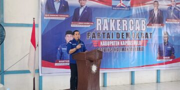 Rakercab Demokrat Kapuas Hulu 2026 Wahyudin Peritahkan PAC Jadi Mata Telinga Rakyat