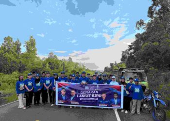 Rayakan 25 Tahun, DPC Demokrat Kapuas Hulu Tebar Bakti Sosial “Langit Biru Indonesia Asri