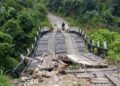 Jembatan Penghubung Desa Sangan di Boyan Tanjung Rusak Parah, Warga Takut Ambruk